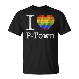 I Love P-Town - Provincetown Ma Gay Pride Lgbt Unisex T-Shirt | Mazezy