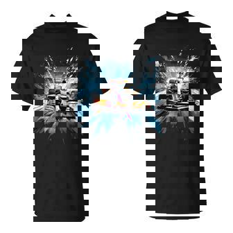 Ice Kart Racing Ice Kart Racer Winter Go-Karting T-Shirt | Mazezy