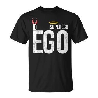 Id Ego Superego Psychology Social Science T-Shirt | Mazezy
