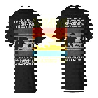 If You See Me Jogging Please Kill Whatever Is Chasing Me Unisex T-Shirt | Mazezy