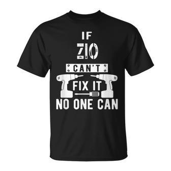 If Zio Cant Fix It No One Can Italy Italian Uncle Unisex T-Shirt | Mazezy