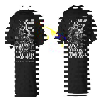 I'm 7 This Is How I Roll Monster Truck 7Th Birthday Boys T-Shirt - Monsterry
