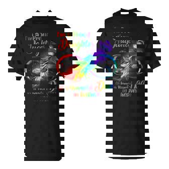 Im A Proud Daughter Of A Wonderful Dad In Heaven Unisex T-Shirt | Mazezy