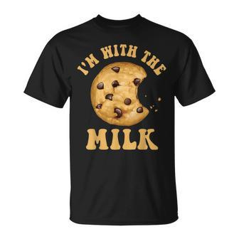 I'm With The Milk And Cookie Couples Matching Costumes T-Shirt - Monsterry UK