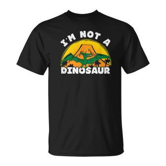 I'm Not A Dinosaur Pterodactyl V2 T-Shirt | Mazezy