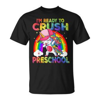 I'm Ready To Crush Preschool Unicorn Back To School T-Shirt - Monsterry