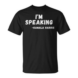 I'm Speaking Vp Debate Quote T-Shirt | Mazezy