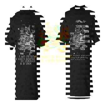 In A World Of Bookworms Be A Book Dragon Unisex T-Shirt | Mazezy