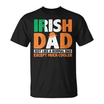 Irish Dad Just Like Normal Dad Except More Awesome T-shirt - Thegiftio UK