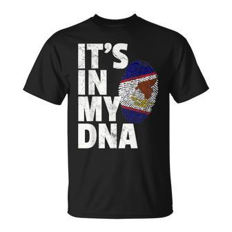 It's In My Dna American Samoa Flag Samoan Pride Roots T-Shirt | Mazezy
