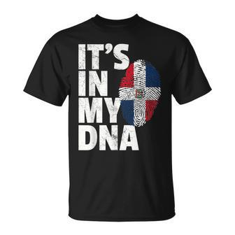 It's In My Dna Dominican Republic Flag Pride T-Shirt | Mazezy