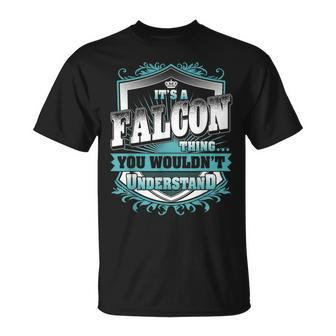 It's A Falcon Thing You Wouldn't Understand Name Vintage T-Shirt - Seseable