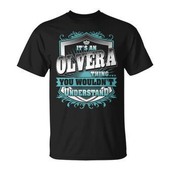 It's An Olvera Thing You Wouldn't Understand Name Vintage T-Shirt - Seseable