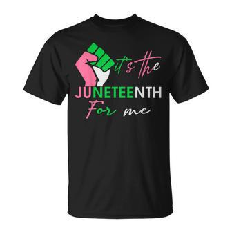 Its The Junenth Aka For Me Free-Ish Since 1865 Unisex T-Shirt | Mazezy