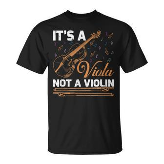 It's A Viola Not A Violin Alto Clef T-Shirt | Mazezy