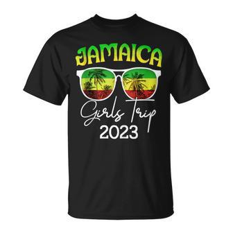 Jamaica Girls Trip 2023 Summer Vacation Funny Girls Trip Funny Designs Funny Gifts Unisex T-Shirt | Mazezy UK