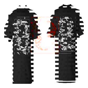 Japanese Koi Carp Fish Cherry Blossom Unisex T-Shirt - Thegiftio UK