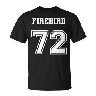 Jersey Style Firebird 72 1972 Love Old School Muscle Car Unisex T-Shirt | Mazezy