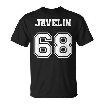 Jersey Style Javelin 68 1968 Old School Muscle Car Unisex T-Shirt | Mazezy