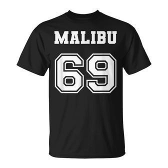 Jersey Style Malibu 69 1969 Old School Muscle Car California California Gifts And Merchandise Funny Gifts Unisex T-Shirt | Mazezy
