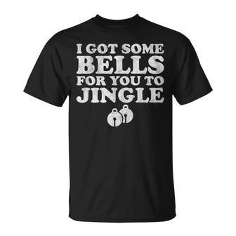 If You Jingle My Bells Ugly Christmas Sweater Style T-Shirt | Mazezy