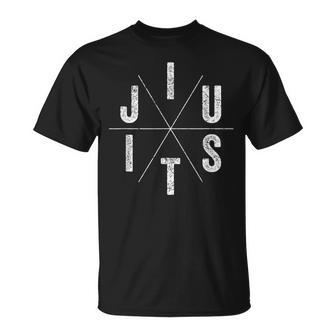 Jiu Jitsu Bjj Vintage Brazilian Jiu Jitsu T-Shirt | Mazezy