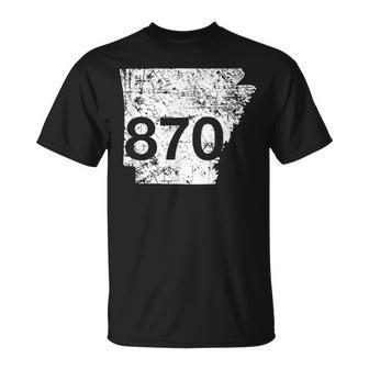 Jonesboro Ei Dorado Texarkana Area Code 870 Arkansas T-Shirt | Mazezy