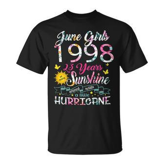June Girls 1998 Birthday 23 Years Old Awesome Since 1998 Unisex T-Shirt | Mazezy