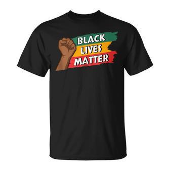 Junenth Black Lives Matter Proud Black Pride Honored Blm Unisex T-Shirt | Mazezy