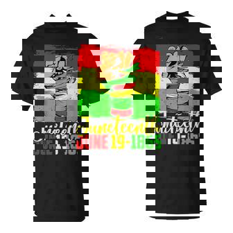 Junenth Fist Celebrate Black Freedom 1865 Black History Unisex T-Shirt | Mazezy