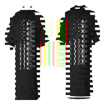 Junenth In A Flag For Black History Day June 19Th 1865 T-shirt - Thegiftio UK