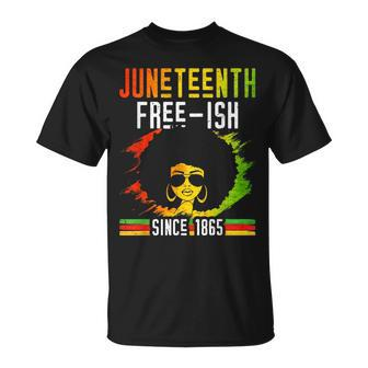 Junenth Free-Ish Since 1865 Africa Black American Us Usa Unisex T-Shirt - Seseable
