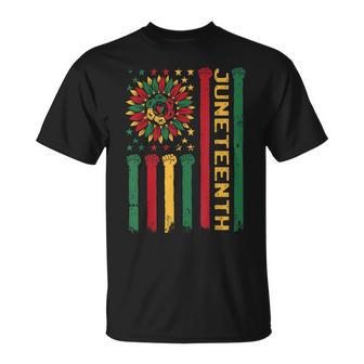 Junenth Freedom Day Afro African American June 19Th 1865 T-shirt - Thegiftio UK