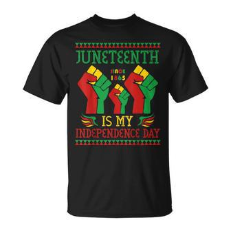 Junenth Is My Independence Day Since 1865 T-shirt - Thegiftio UK