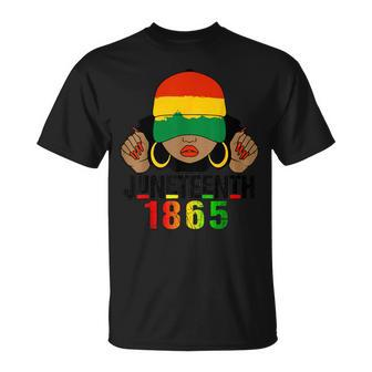 Junenth Is My Independence Day Black Black Pride T-shirt - Thegiftio UK