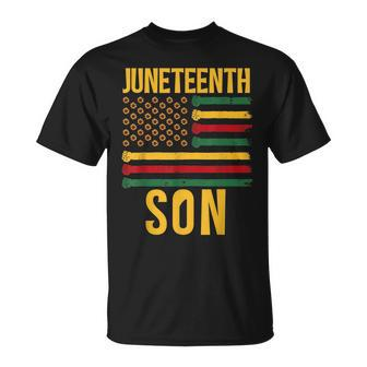Junenth Son 1865 African Family Black Unisex T-Shirt | Mazezy
