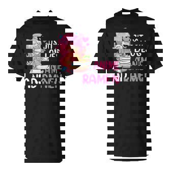 Just A Girl Who Loves Anime And Ramen Japan Anime T-shirt - Thegiftio