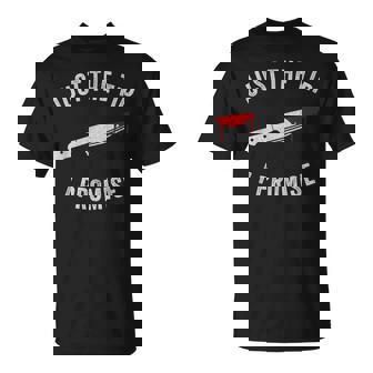 Just The Tip I Promise Spooky Horror Scary Bloody Costume Scary T-Shirt | Mazezy