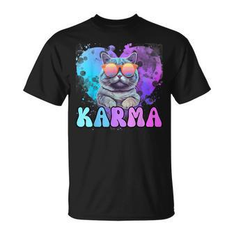 Karma Cat Lover Karma Is My Boyfriend Cruel Summer Cat Lover T-Shirt