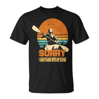 Kayaking Boating Kayaker Apparel Kayak Lovers Surf Kayaking T-Shirt | Mazezy