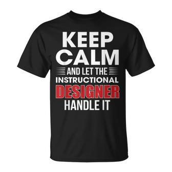 Keep Calm And Let The Instructional er Handle It Png T-Shirt | Mazezy