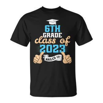Kids 6Th Grade Class Of 2023 Girls Boys School Graduation Unisex T-Shirt | Mazezy
