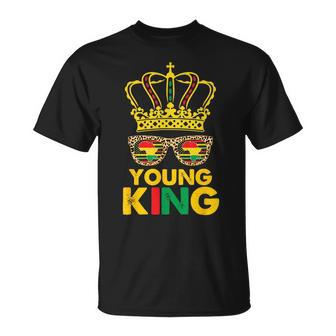Kids Boys Young King Crown African American 1865 Junenth  Unisex T-Shirt