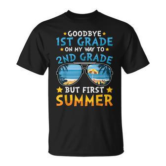 Kids Goodbye 1St Grade Graduation To 2Nd Grade Hello Summer Unisex T-Shirt | Mazezy
