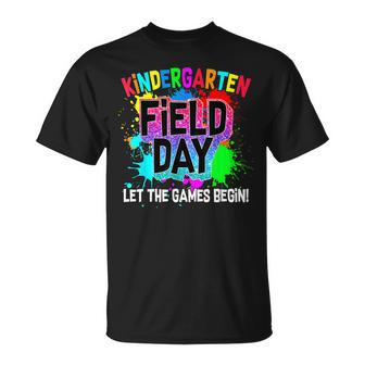 Kindergarten Field Day Let The Games Begin Funny School Trip Unisex T-Shirt | Mazezy
