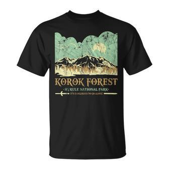 Korok Forest Hyrule National Park Vintage Unisex T-Shirt - Monsterry