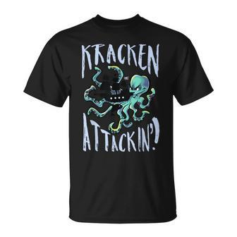 Kracken Attacking T-Shirt | Mazezy