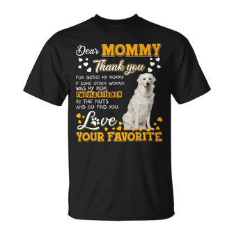 Kuvasz Dear Mommy Thank You For Being My Mommy Unisex T-Shirt - Monsterry DE