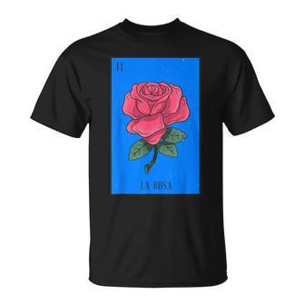 La Rosa Mexican Lottery Culture T-Shirt | Mazezy