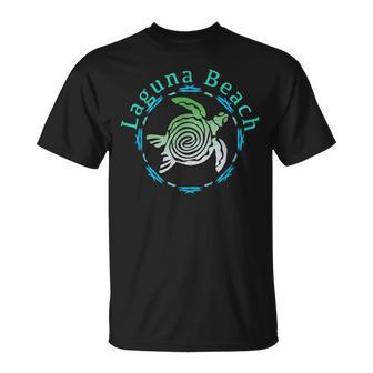 Laguna Beach Vintage Tribal Turtle T-Shirt | Mazezy